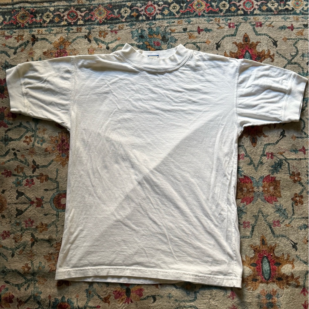 Men's White Classic Crewneck T-Shirt